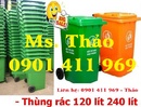 Tp. Hồ Chí Minh: Thùng rác công cộng 120 lít, thùng rác 2 bánh xe, thùng đựng rác, xe thu gom rác CL1569551
