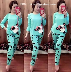 Set bộ thu đông. Chất liệu : coton co giãn