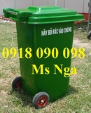 Tp. Hồ Chí Minh: thùng rác nhựa, thùng rác 2 bánh xe, xe thu gom rác composite giá rẻ nhất hcm RSCL1048261