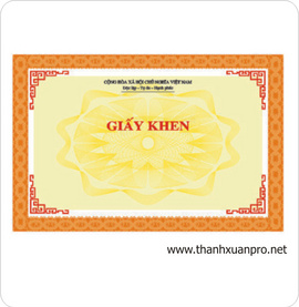 Chuyên nhận in giấy khen lấy nhanh 0988981923