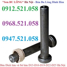Đây rồi 0913.521.058 Bán Bu lông đinh hàn - Stub welding giá rẻ tại Hà Nội