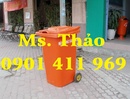 Tp. Hồ Chí Minh: Thùng rác 2 bánh xe, thùng đựng rác bằng nhựa, thùng rác công cộng 120 lít, 240L CL1578978