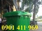 [1] Thùng đựng rác bằng nhựa, thùng rác 60 lít, thùng chứa rác, thùng rác 2 bánh xe