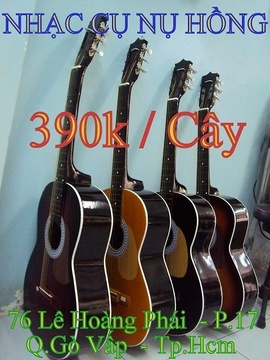 Đàn Guitar Acoustic Dành cho người mới tập chơi - 390k / cây mới toanh