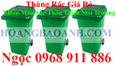 Tp. Hồ Chí Minh: thùng rác công nghiệp, thùng rác nắp kín, thùng đựng rác nhựa 2 bánh xe quận 12 CL1430087