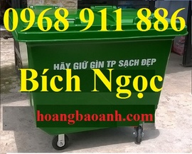 xe đẩy rác 1000 lít, xe thu gom rác, xe quét rác