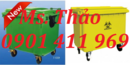 Tp. Hồ Chí Minh: Xe gom rác, xe đẩy rác, xe thu gom rác 3 bánh xe, xe đựng rác 660L, xe rác tôn CL1593656P11