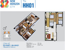 Tp. Hà Nội: Chính chủ cần bán căn 03 Tầng 08 Tòa HH01 tại 87 Lĩnh Nam- Hoàng Mai – Hà nội - CL1592625P2