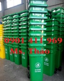 Tp. Hồ Chí Minh: Thùng rác 120 lít, thùng rác nhựa 2 bánh xe, thùng đựng rác thải, thùng rác RSCL1462246