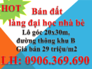 Tp. Hồ Chí Minh: Bán đất làng đại học nhà bè, lô góc 20x30m, 29 triệu/ m2, Liên hệ: 0906. 369. 690 RSCL1169668