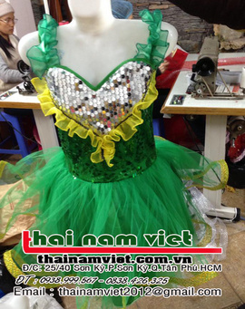 Chuyên may bán và cho thuê trang phục váy múa trẻ em giá mềm