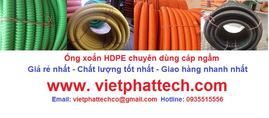 Ống nhựa xoắn HDPE giá tốt nhất Việt Nam
