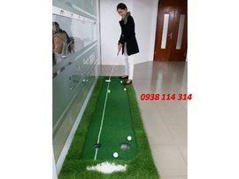 Thảm chơi golf mini trong văn phòng làm việc 0938114314