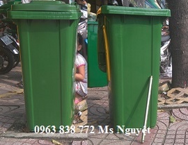 Đại lý phân phối thùng rác 120L - thùng rác nhập khẩu