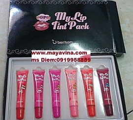 Son xăm Berrisom My Lip Tint Pack hàn quốc 9 hãng giá 220000