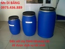 Vĩnh Phúc: thùng phuy nhựa 100l, thùng phuy sắt 220l, thùng phuy cũ 160l có đai sắt CL1627460P9