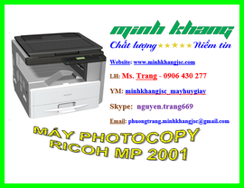 Máy photocopy mini RICOH MP 2001 giao hàng + lắp đặt+ bảo trì miễn phí giá tốt