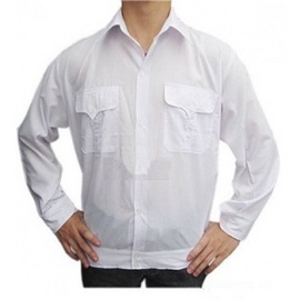 Cung cấp áo bảo hộ lao động vải lon trắng tại Hà Nội