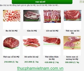 Chuyên thịt bò mỹ đông lạnh giá rẻ