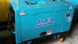 Máy phát điện nhật cũ 7,5Kva Denyo chạy dầu giá rẻ