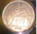 Bình Định: Tiền xu đông dương 5 cent năm 1905 CL1332434P2
