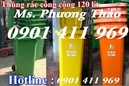 Tp. Hồ Chí Minh: Thùng đựng rác, thùng rác sinh hoạt, thùng rác môi trường có bánh xe CL1554582P3