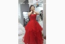 Tp. Hồ Chí Minh: Bán nhanh 1 áo cưới màu đỏ kiểu dáng công chúa, hàng nhập từ nước ngoài CL1071269