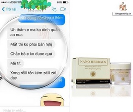 Cung cấp sỉ lẻ kem trắng da Nano herbals, kem nano herbals trắng da