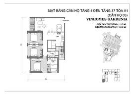 Bán căn hộ 04 tầng 26 Vinhomes Gardenia