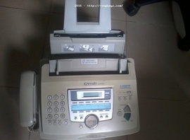 Bán máy fax của panasonic, còn nguyên tem, bản fax đẹp