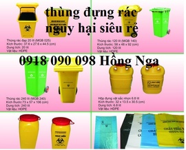 phân phối thùng rác y tế 15 lít , thùng chứa rác y tế 20L, thùng rác ở vũng tàu