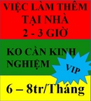 Tp. Hồ Chí Minh: Việc Làm Thêm Hot Nhất Hiện nay- Lương Cao CL1628233