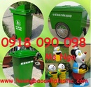 Tp. Hồ Chí Minh: phân phối thùng rác, xe rác, thùng đựng rác công nghiệp, xe rác 120 lít CL1632480P8