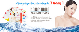 Bộ kem tắm trắng Nakashima