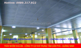 Tấm nhôm ốp trần phòng bếp, Trần nhôm Astrongest chống cháy