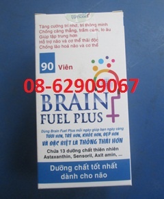 Bán Brain Fuel Plus- Bổ Não, Tăng cường trí nhớ, Thải độc, ngừa Tai biến tốt