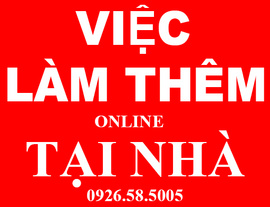 Việc LÀM THÊM sinh viên 2-3h/ ngày Lương 6-9tr/ tháng tại HCM