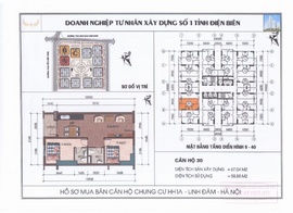 Chính chủ bán nhanh căn 1030 chung cư HH1A Linh Đàm vị trí cực đẹp, thoáng