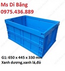 Nam Định: hộp nhựa bít giá rẻ, thùng nhựa đan, sóng nhựa hở, hộ nhựa linh kiện a9 CL1644235P11