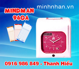 máy chấm công bằng thẻ giấy loại tốt nhất bền nhất Minman M-960, M-960A