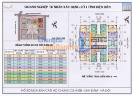 thiết kế mặt bằng chung cư HH2