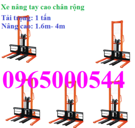 Xe nâng tay cao chân rộng