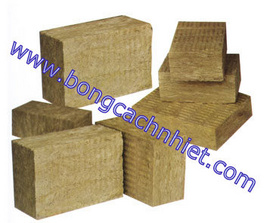 rockwool dày 25mm dạng tấm tiêu âm trong