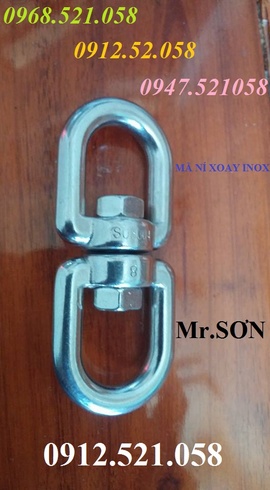 0912.521.058 bán Mã ní Xoay INOX 304 D10,8,6 Hà Nội bán Xích INOX 304