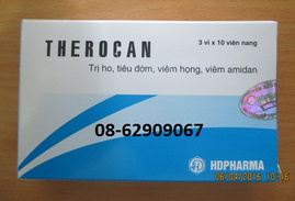 THEROCAN- chữa viêm họng, viêm Amidan, giảm ho, tiêu đờm