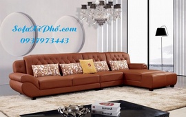 Đóng mới ghế sofa nhung, sofa da bò tại hcm giá rẻ