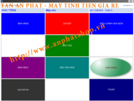 Phần mềm quản lý tính tiền cảm ứng tại TP. HCM