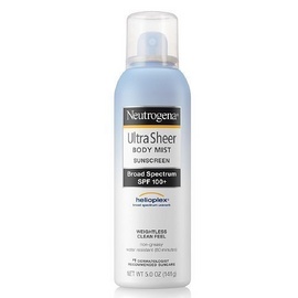 Mỹ Phẩm Neutrogena Ultra Sheer Sunscreen Body Mist, SPF 45, 5 Ounce (Pack of 3)