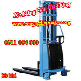 Xe nâng bán tự động 2 tấn nâng cao 3m _ Giá tốt nhất thị trường