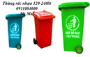 Bạc Liêu: Thùng rác công cộng 120 lít màu xanh, cam nhập khẩu giá siêu rẻ CL1648687